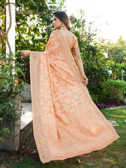 Latest Bandhani Organza Patola Saree