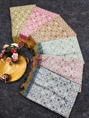 Premium Chanderi Cotton Traditional Jamdani Saree