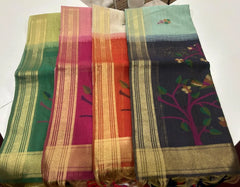 Premium Soft Muga Cotton Saree