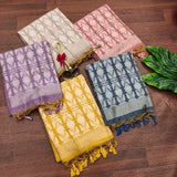 Soft Jamdani Muga Cotton Saree