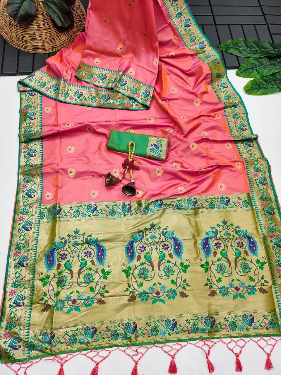 Royal Banarasi Paithani Saree — A Fusion of Tradition & Luxury