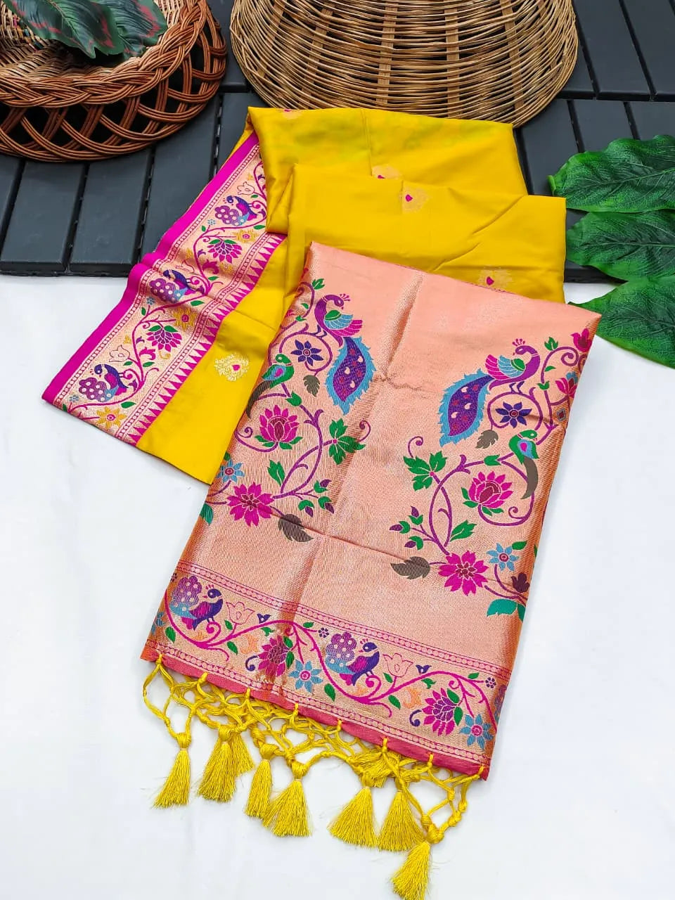 Royal Banarasi Paithani Saree — A Fusion of Tradition & Luxury