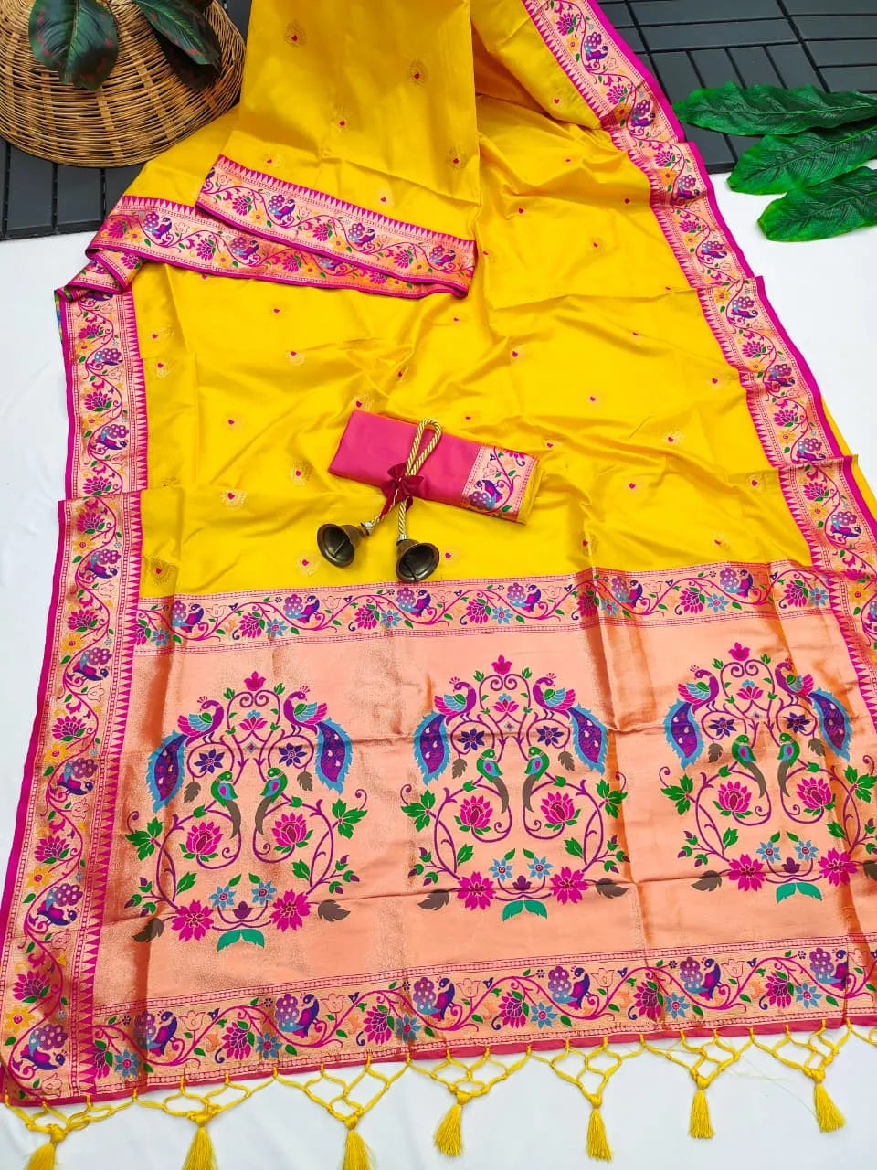 Royal Banarasi Paithani Saree — A Fusion of Tradition & Luxury
