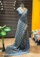 Soft Jamdani Muga Cotton Saree