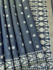 Soft Jamdani Muga Cotton Saree