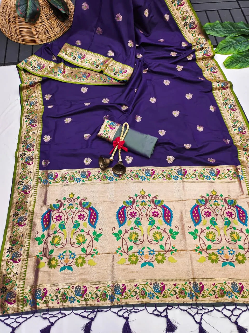 Royal Banarasi Paithani Saree — A Fusion of Tradition & Luxury