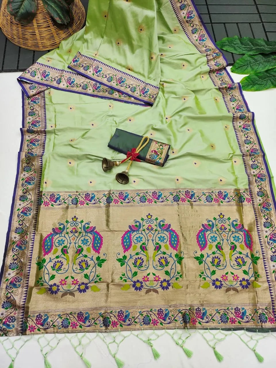 Royal Banarasi Paithani Saree — A Fusion of Tradition & Luxury