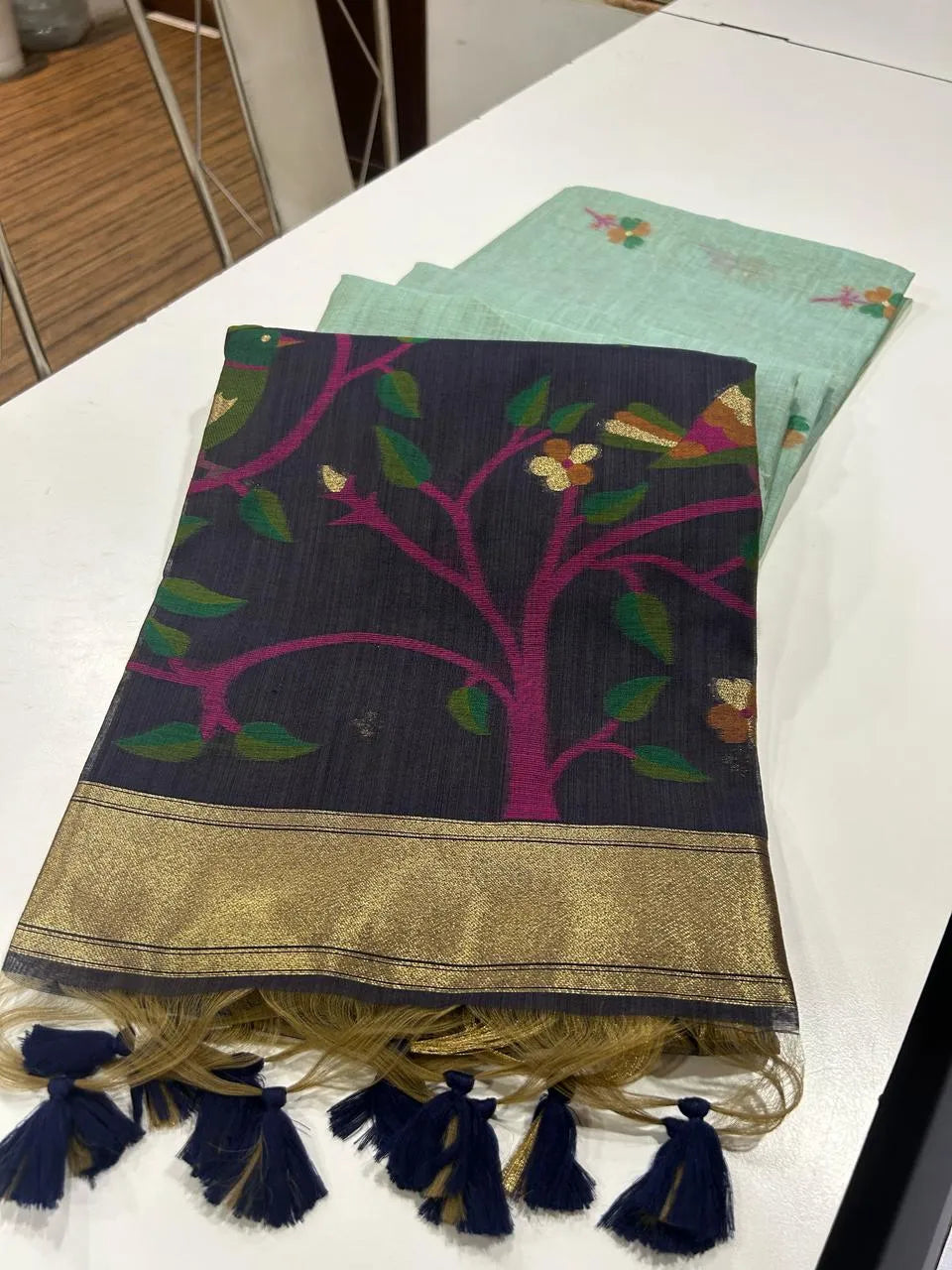 Premium Soft Muga Cotton Saree