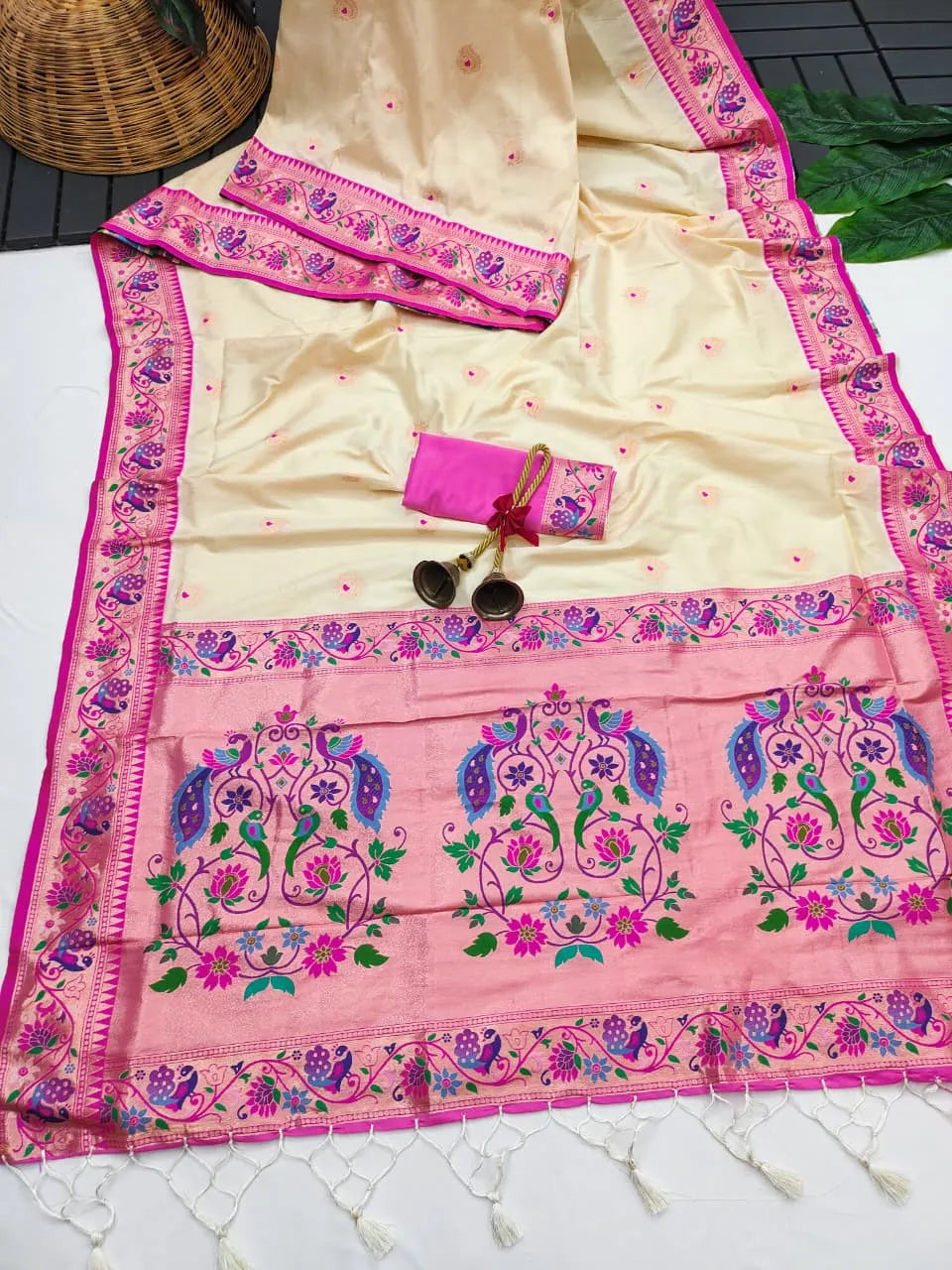 Royal Banarasi Paithani Saree — A Fusion of Tradition & Luxury