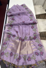 Premium Soft Muga Silk Jamdani Saree