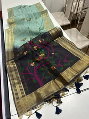 Premium Soft Muga Cotton Saree