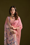 Traditional Pichwai Weave Muga Cotton Saree