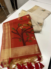 Premium Soft Muga Cotton Saree