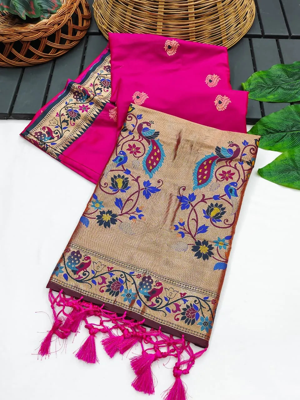 Royal Banarasi Paithani Saree — A Fusion of Tradition & Luxury