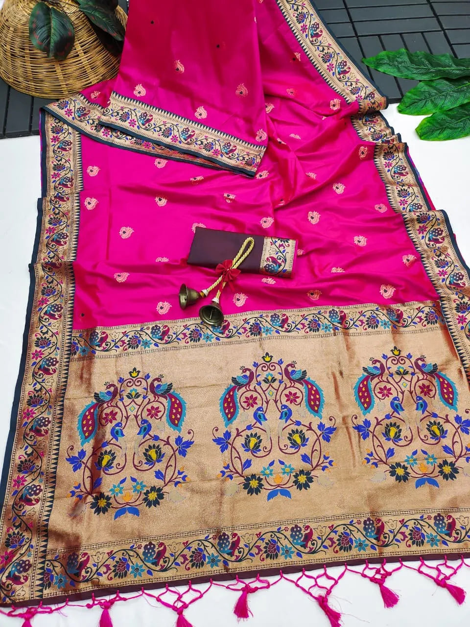 Royal Banarasi Paithani Saree — A Fusion of Tradition & Luxury