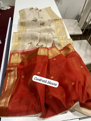 Premium Soft Muga Cotton Saree