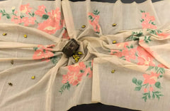Soft Muga Silk Floral Saree