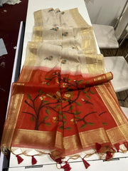 Premium Soft Muga Cotton Saree