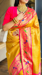 Tissue Silk Rich Maharani Border Saree