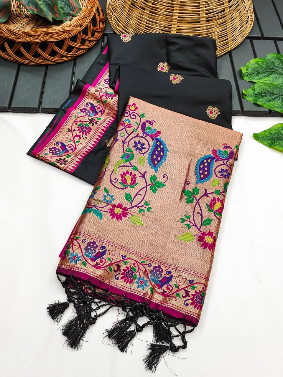 Royal Banarasi Paithani Saree — A Fusion of Tradition & Luxury