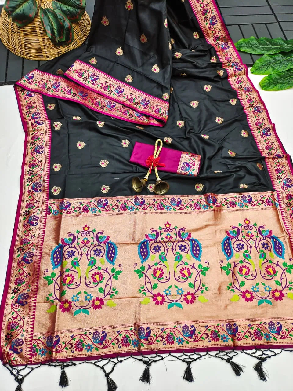 Royal Banarasi Paithani Saree — A Fusion of Tradition & Luxury