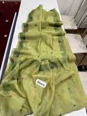 Soft Jamdani Muga Cotton Saree