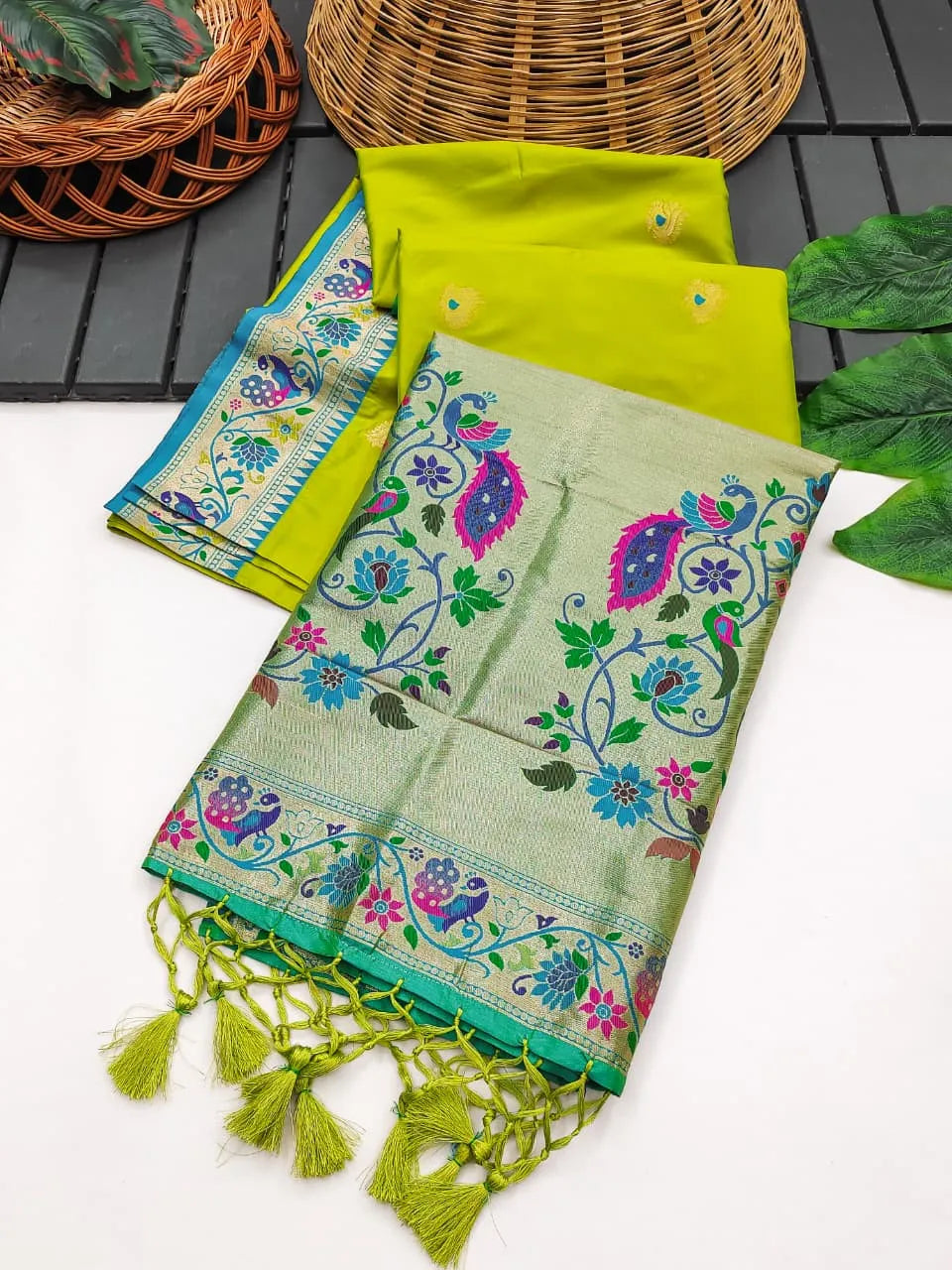 Royal Banarasi Paithani Saree — A Fusion of Tradition & Luxury