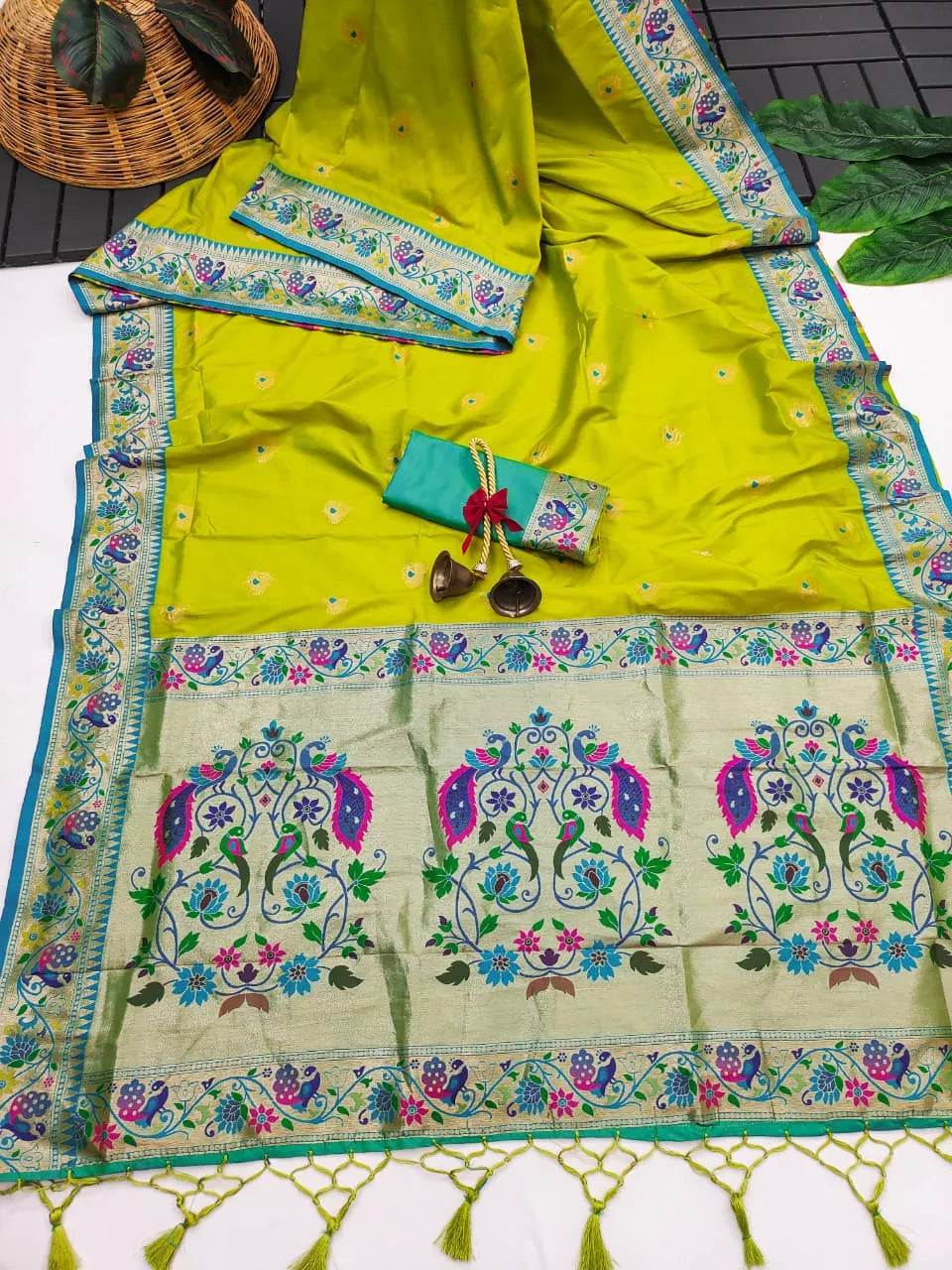 Royal Banarasi Paithani Saree — A Fusion of Tradition & Luxury