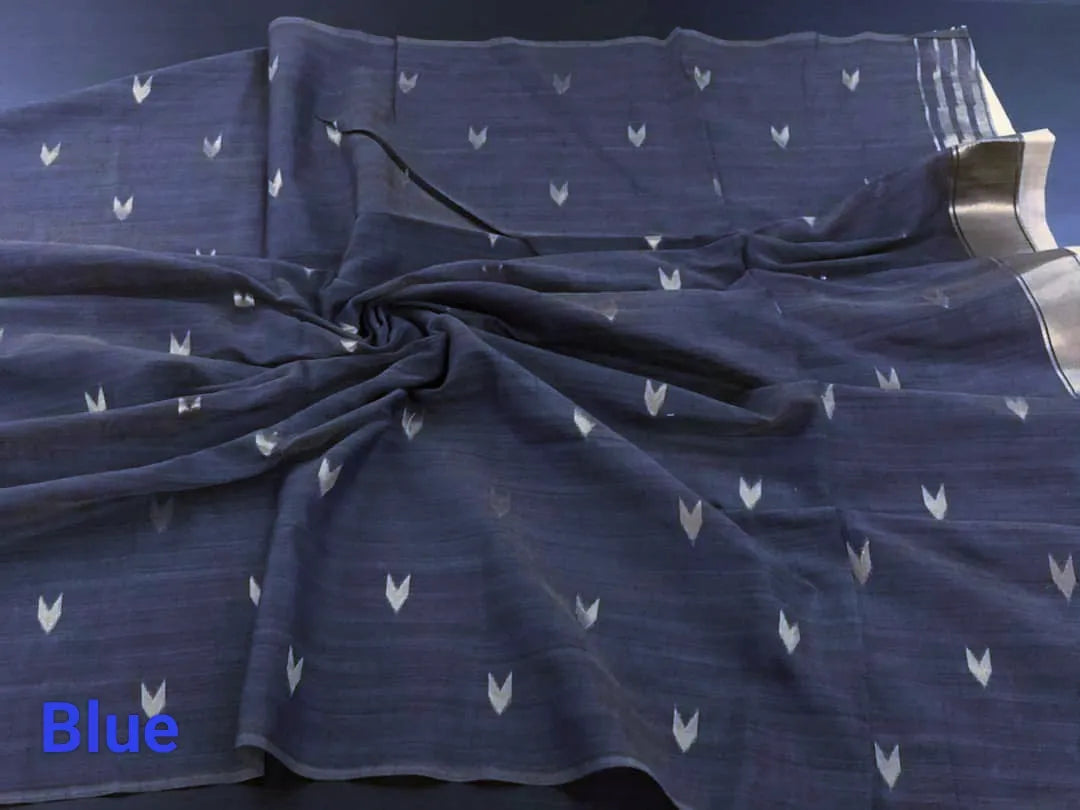 Soft Muga Silk Floral Saree