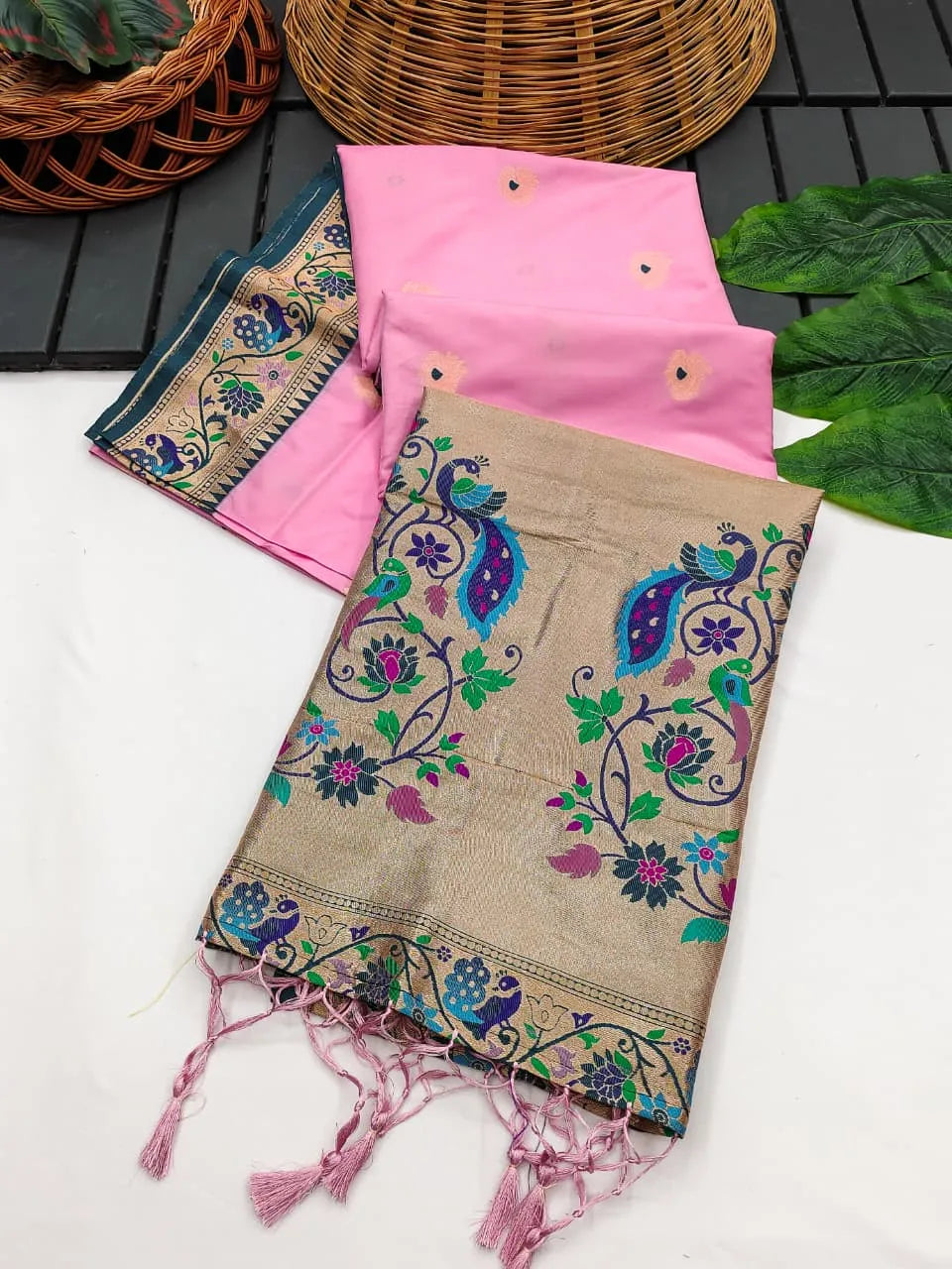 Royal Banarasi Paithani Saree — A Fusion of Tradition & Luxury