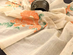 Soft Muga Silk Floral Saree