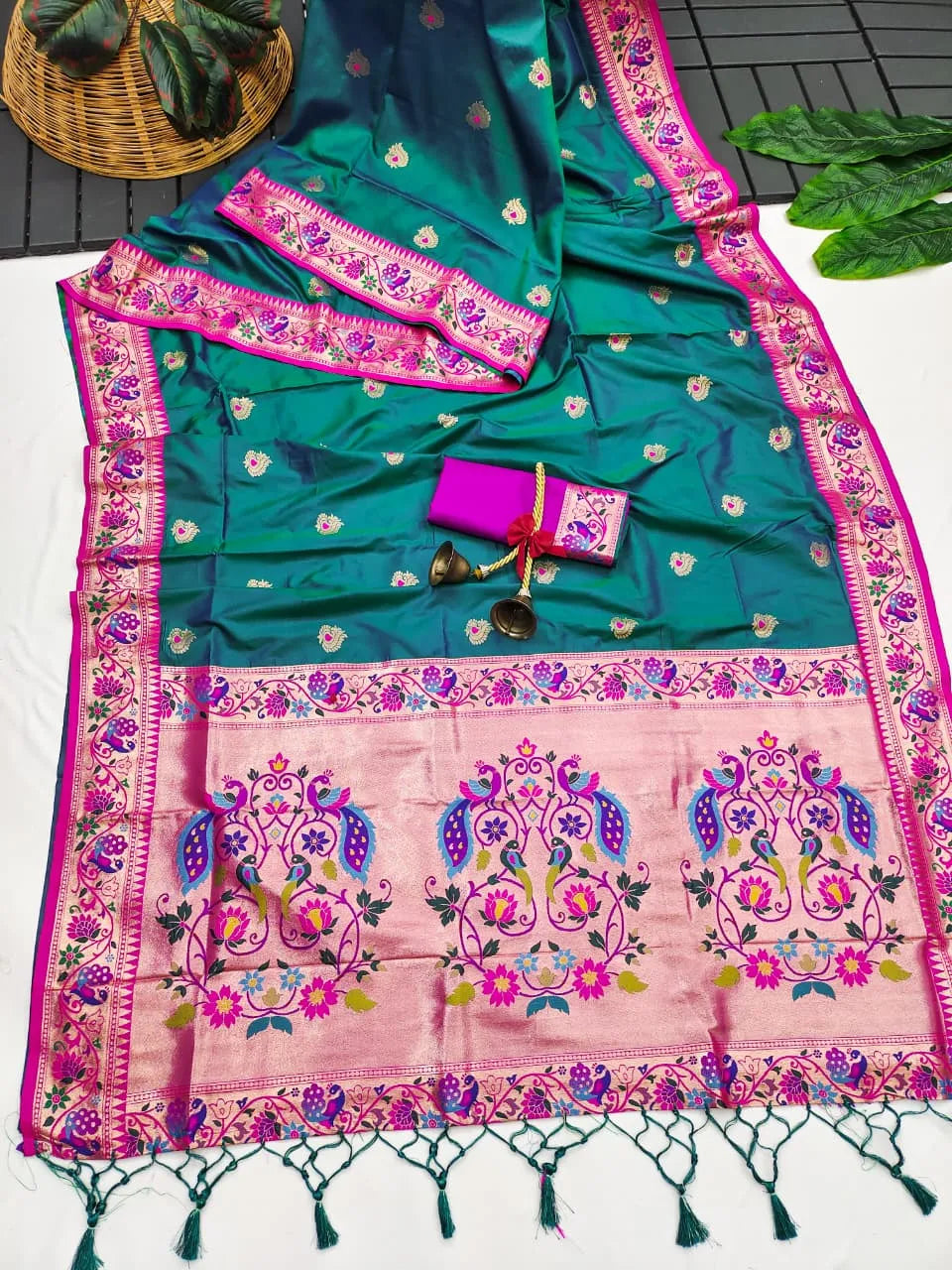 Royal Banarasi Paithani Saree — A Fusion of Tradition & Luxury