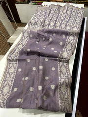 Soft Jamdani Muga Cotton Saree