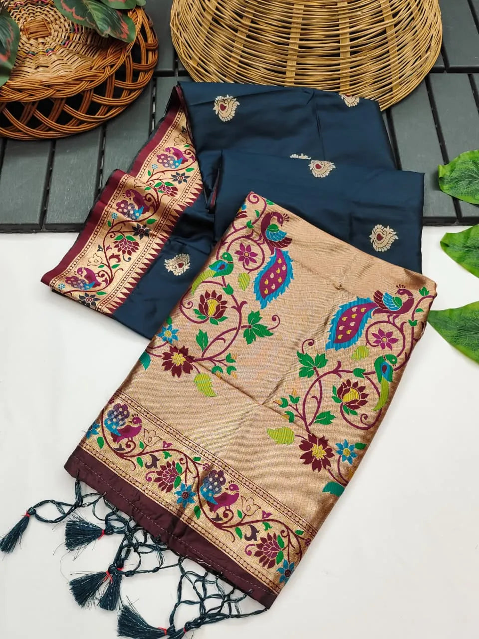 Royal Banarasi Paithani Saree — A Fusion of Tradition & Luxury