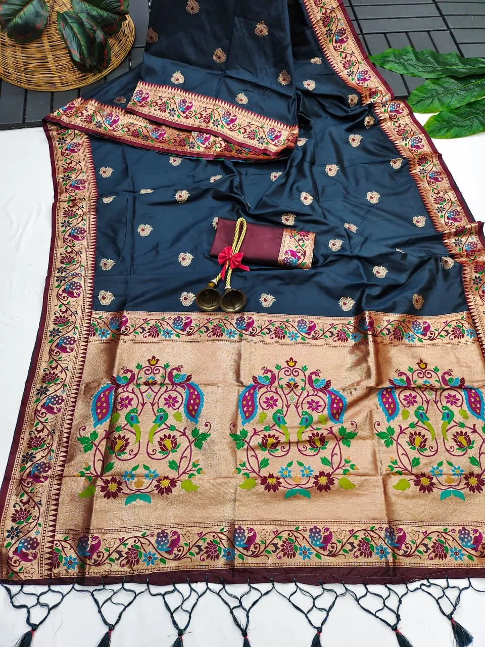 Royal Banarasi Paithani Saree — A Fusion of Tradition & Luxury
