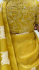 AS-001 | Partywear Crush Silk Pichwai Saree