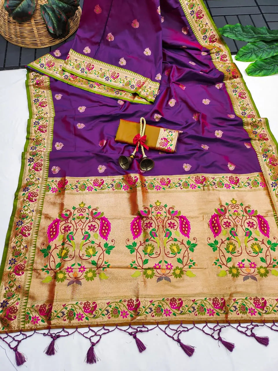 Royal Banarasi Paithani Saree — A Fusion of Tradition & Luxury