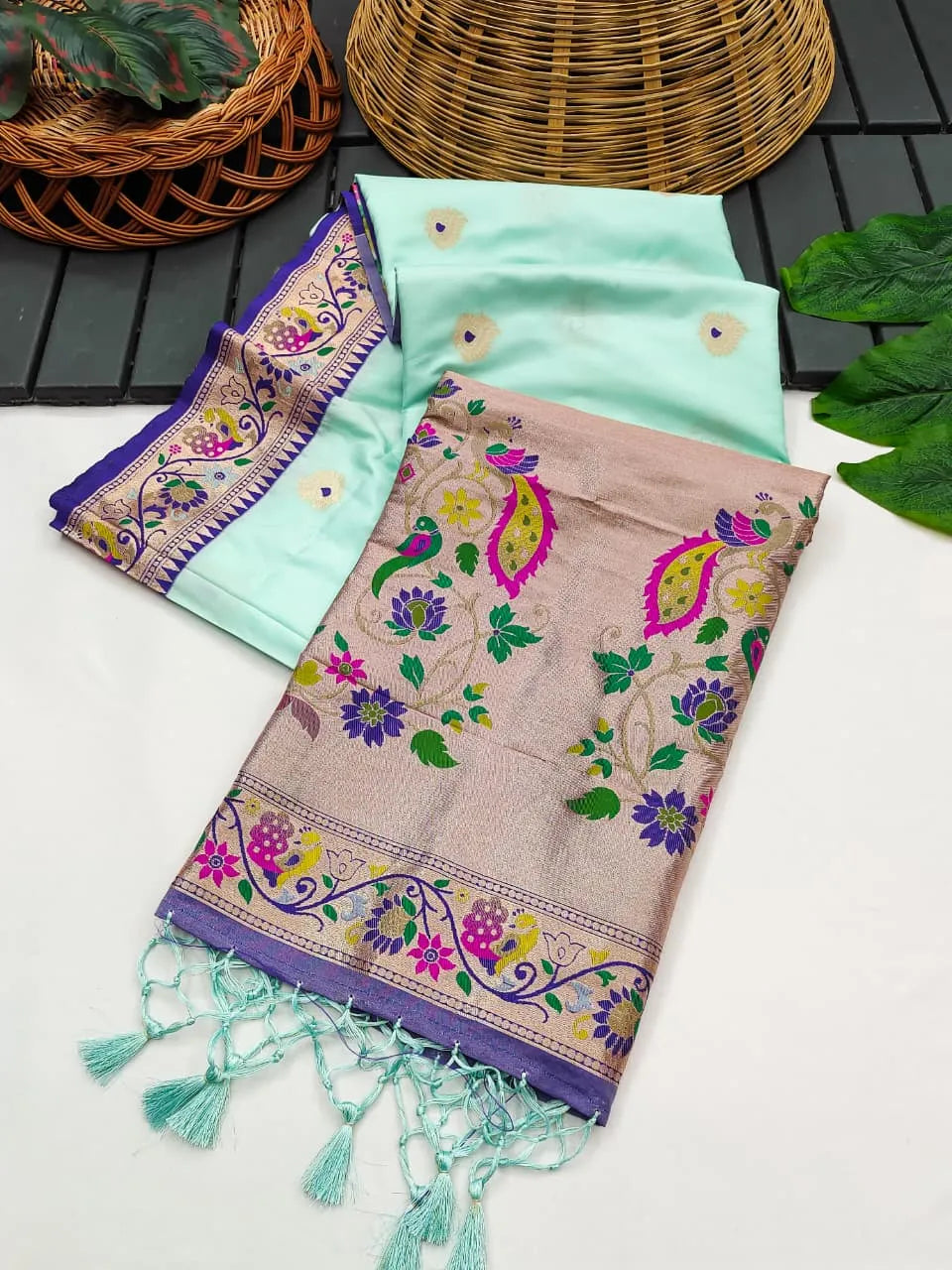Royal Banarasi Paithani Saree — A Fusion of Tradition & Luxury