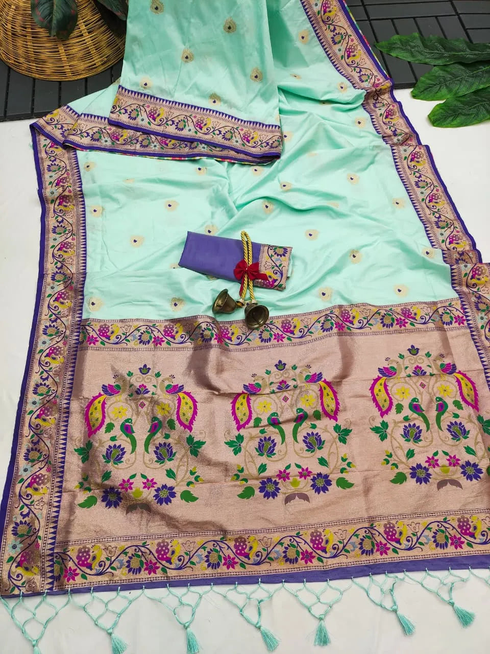 Royal Banarasi Paithani Saree — A Fusion of Tradition & Luxury