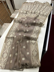 Soft Jamdani Muga Cotton Saree