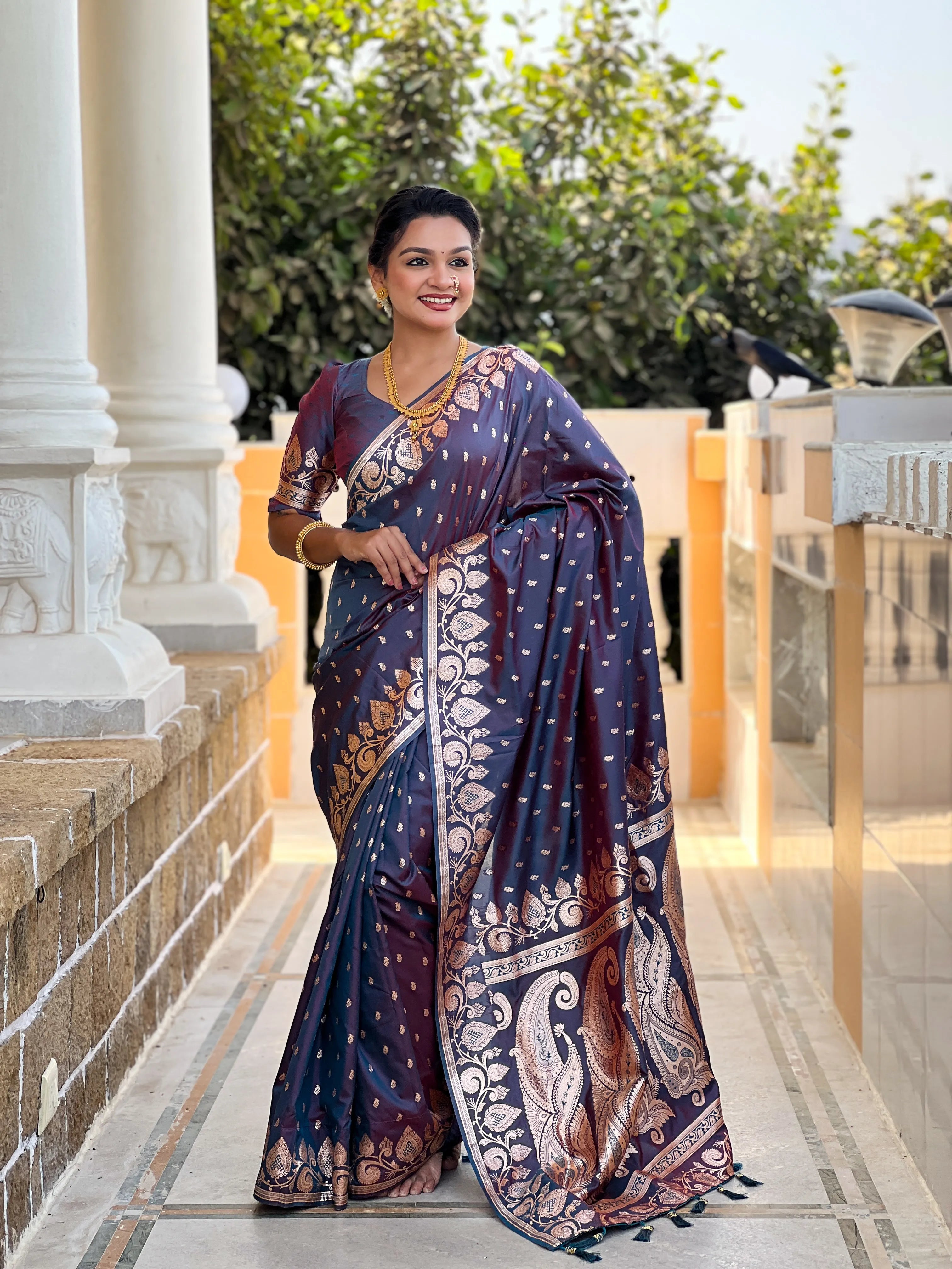 Soft Silk Banarasi Rich Pallu Saree