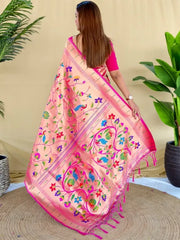 Pure Silk Kanchipuram Full Weaving Wedding Special Paithani Saree
