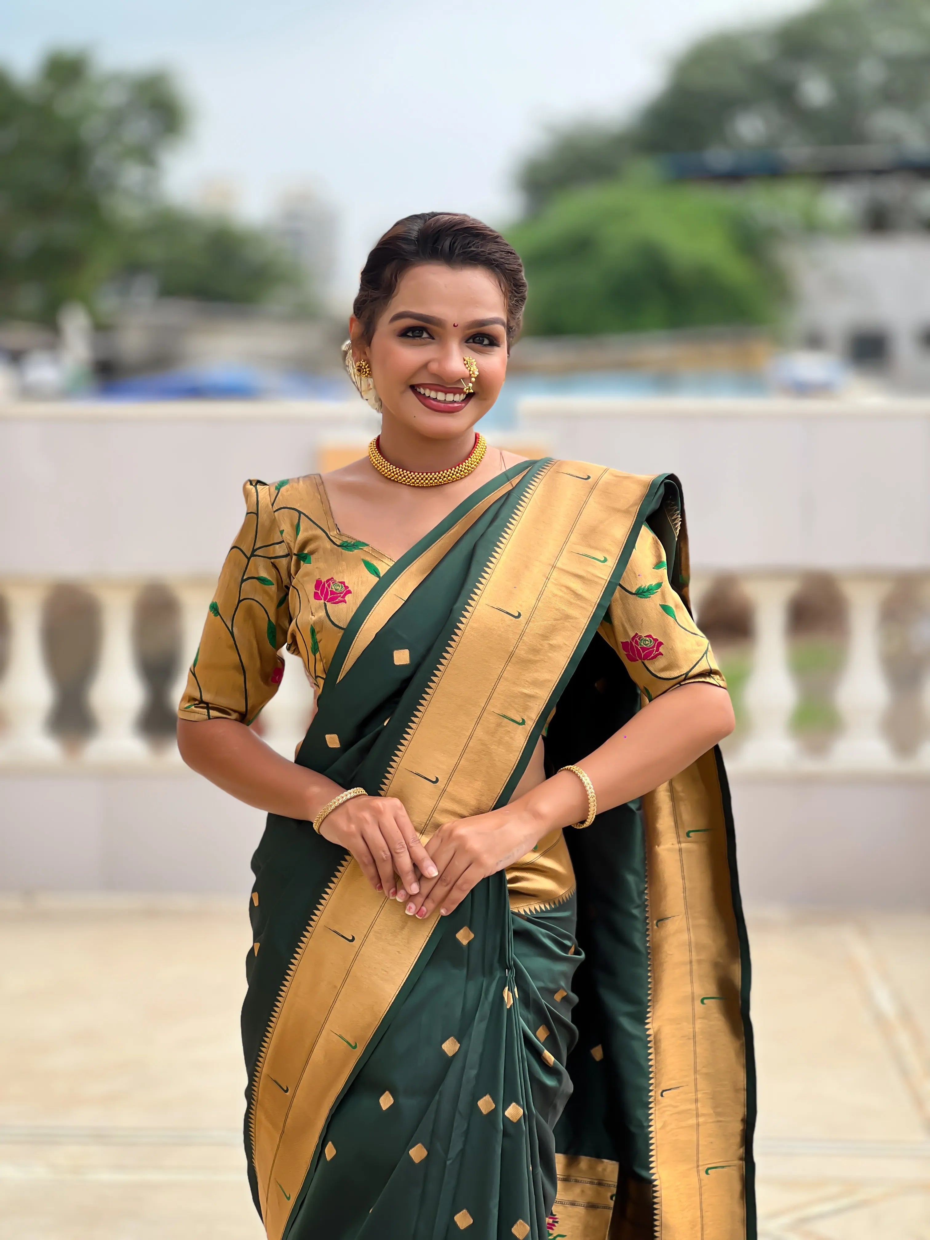 Soft Silk Designer Paithani Saree