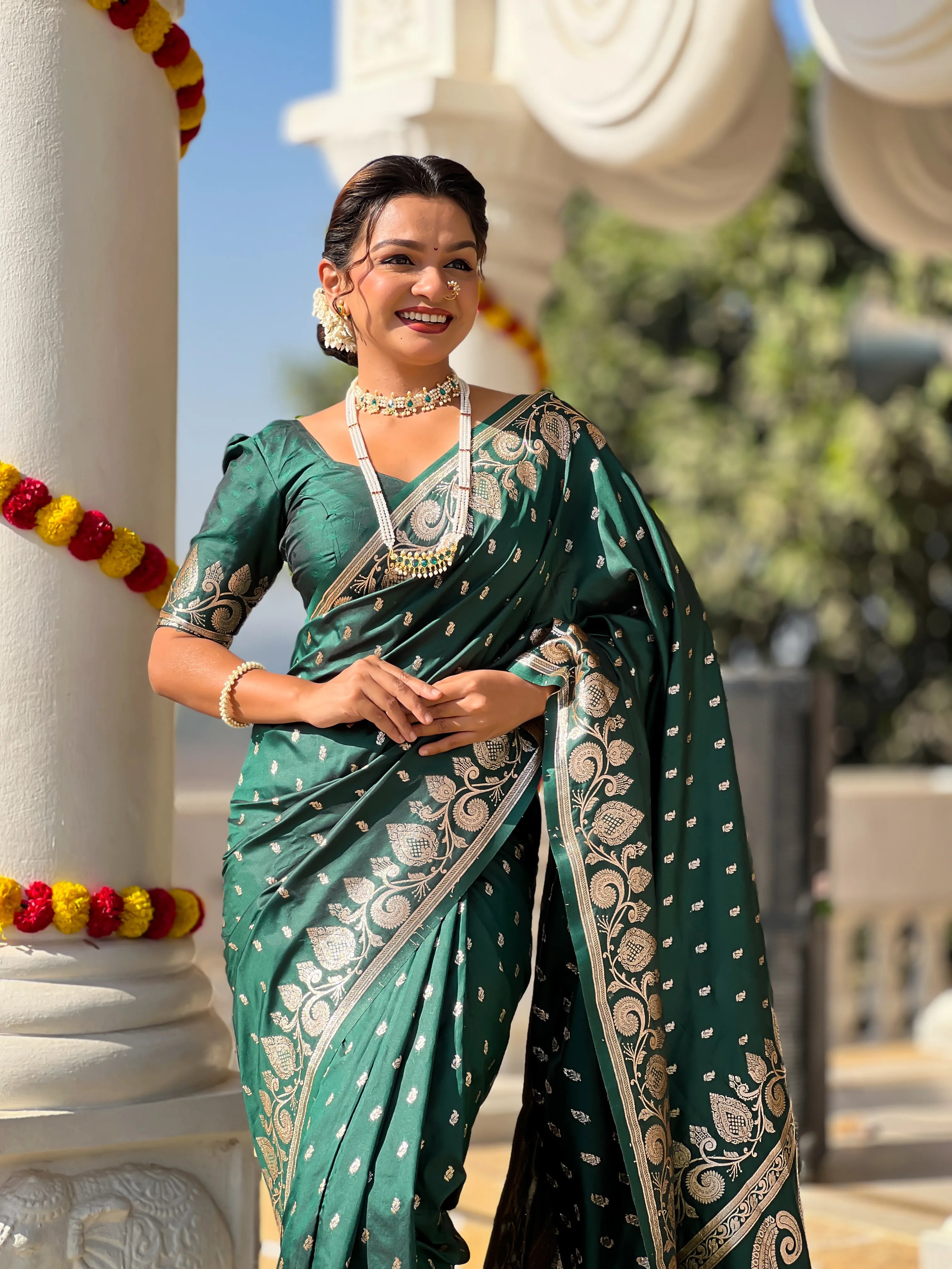 Soft Silk Banarasi Rich Pallu Saree