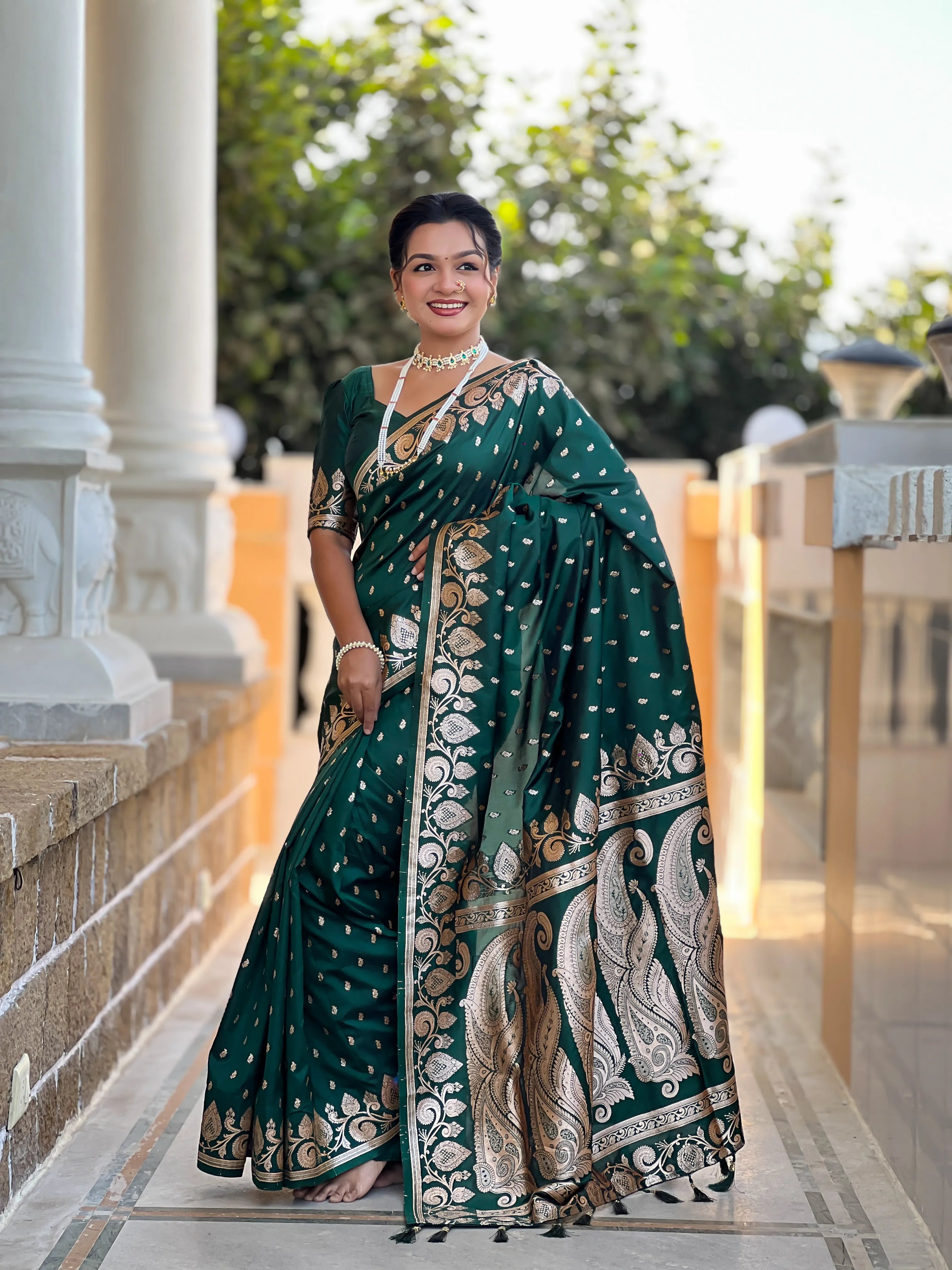 Soft Silk Banarasi Rich Pallu Saree