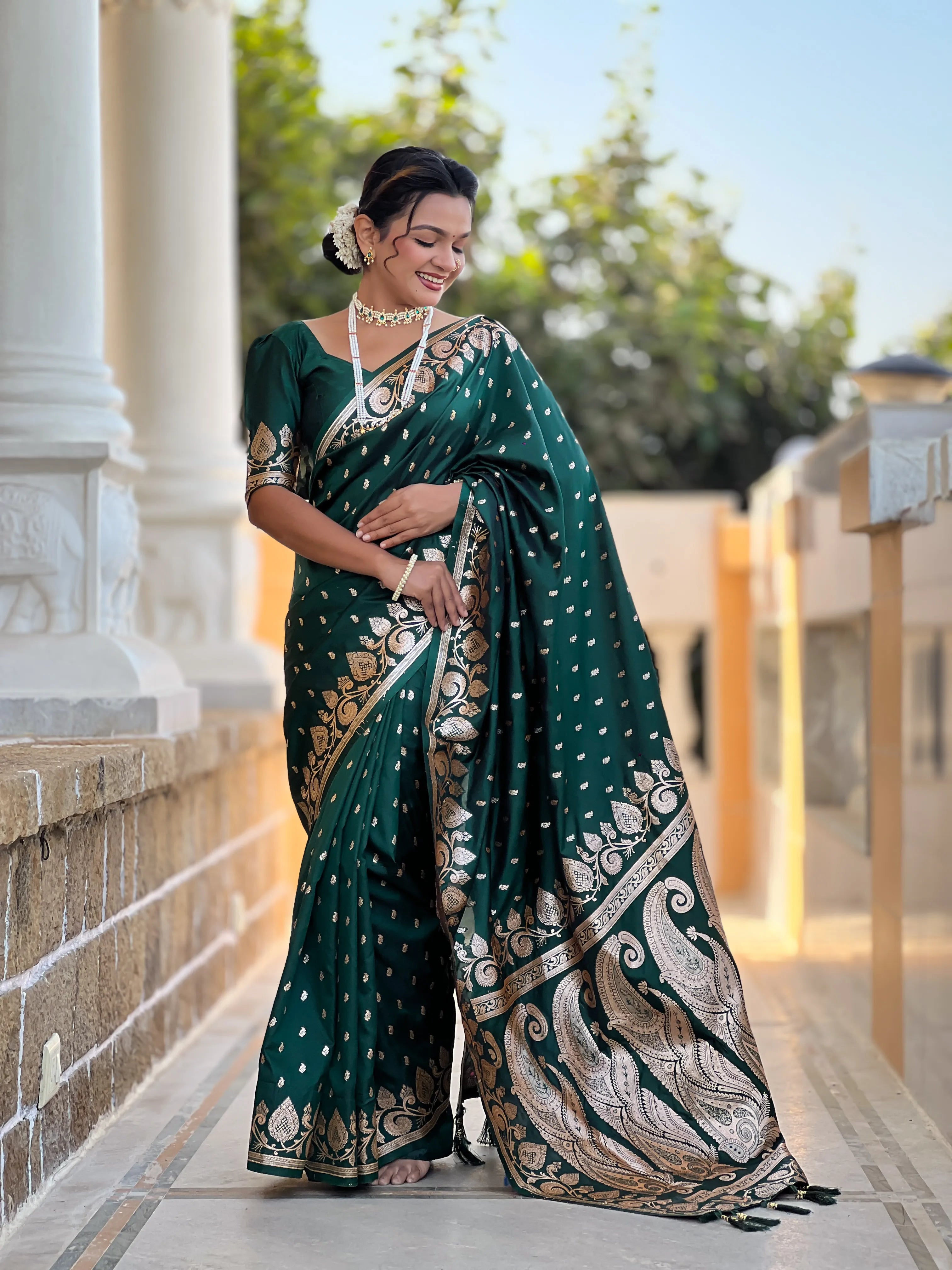 Soft Silk Banarasi Rich Pallu Saree