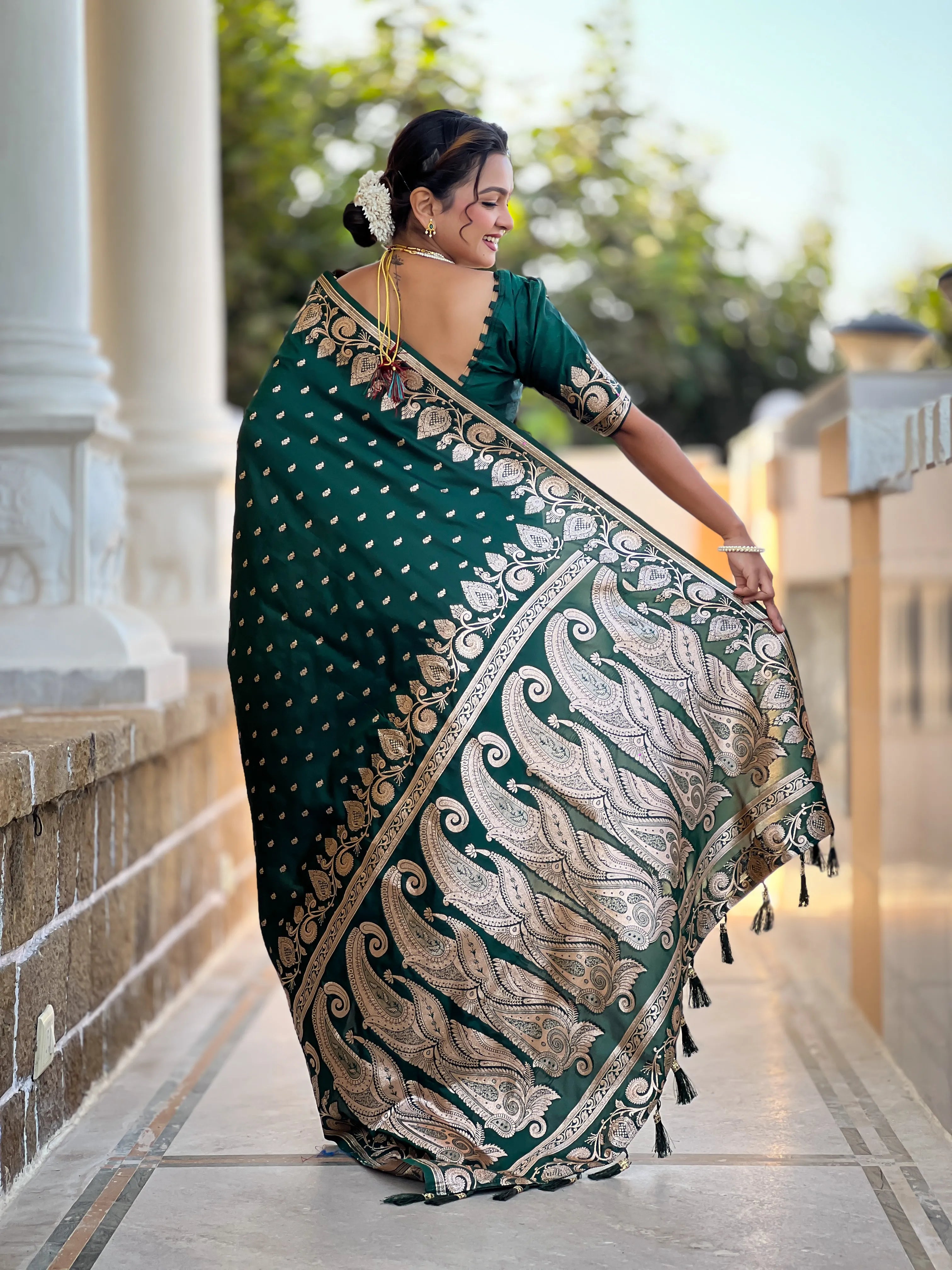 Soft Silk Banarasi Rich Pallu Saree