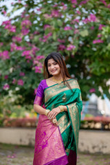 Soft Banarasi Katan Silk Saree