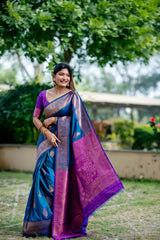Soft Banarasi Katan Silk Saree
