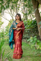 Soft Banarasi Katan Silk Saree